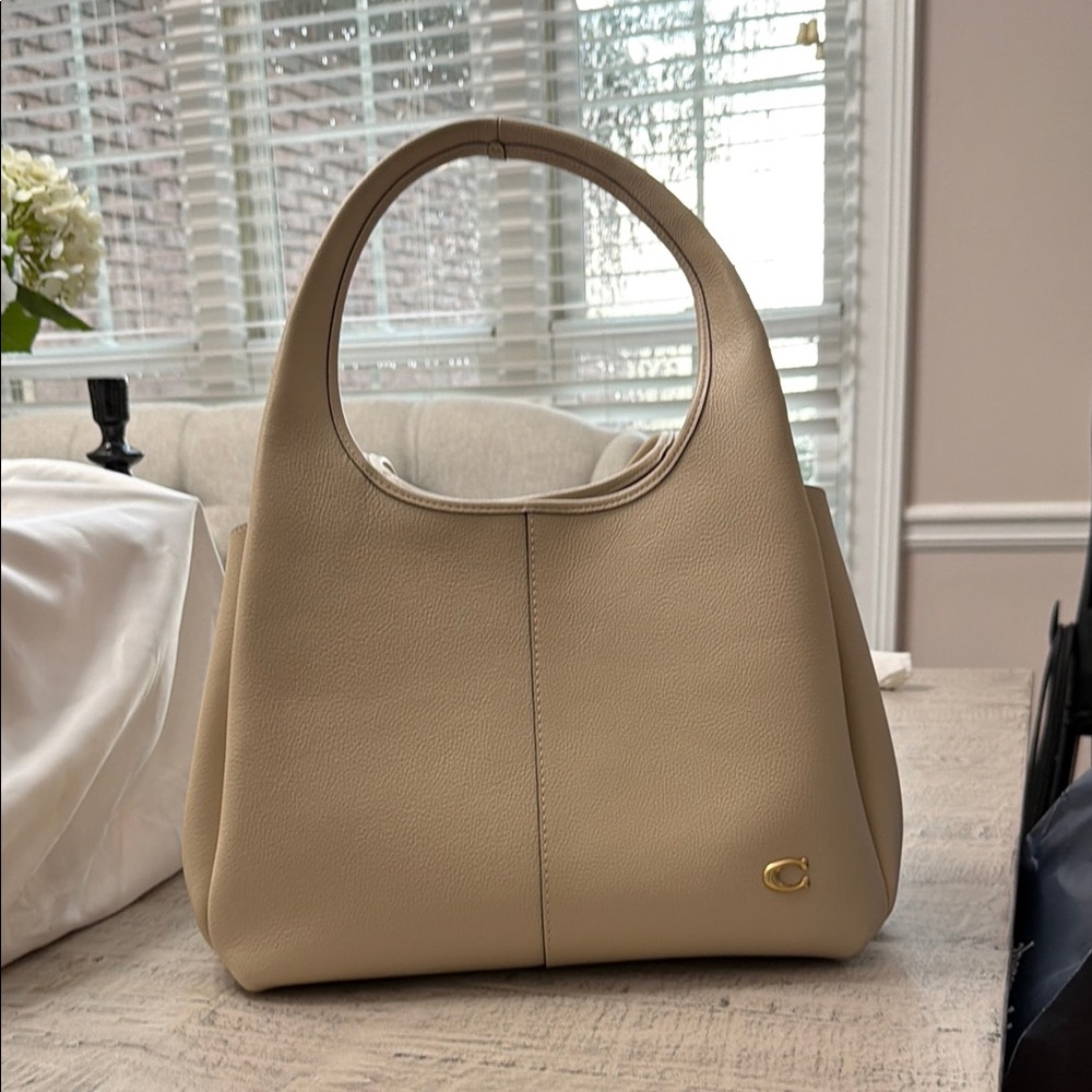 Coach Lana Brass/Ivory Shoulder Bag